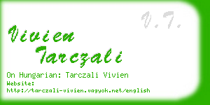 vivien tarczali business card